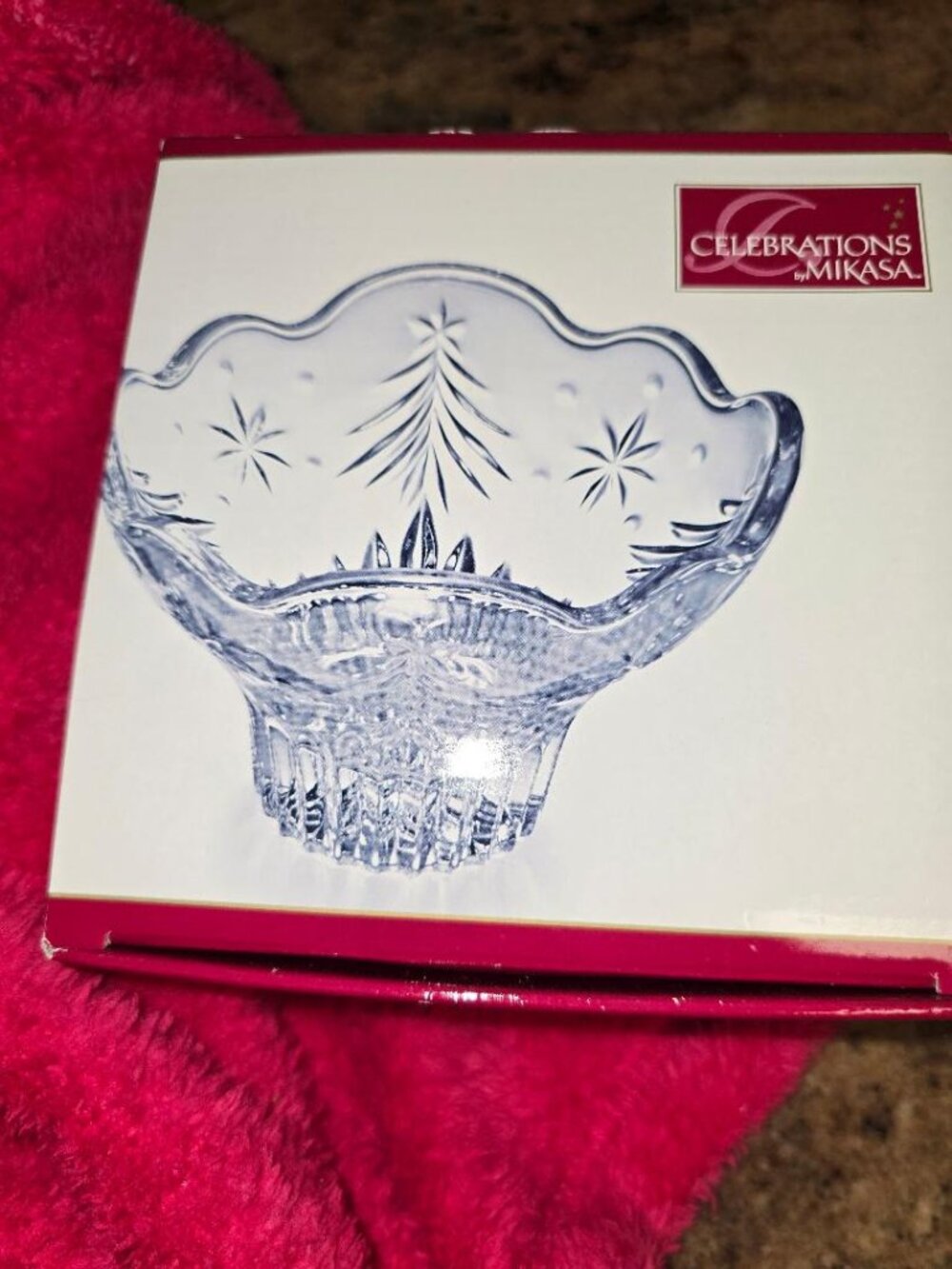Mikasa Celebrations 6" Foot Bowl NWT